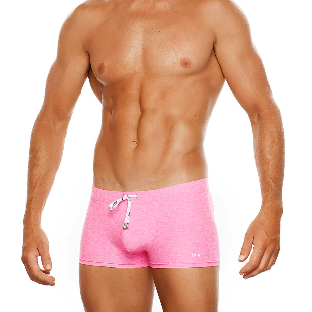 Tribe Bahamas Lo Rise Swim Trunk Bubblegum