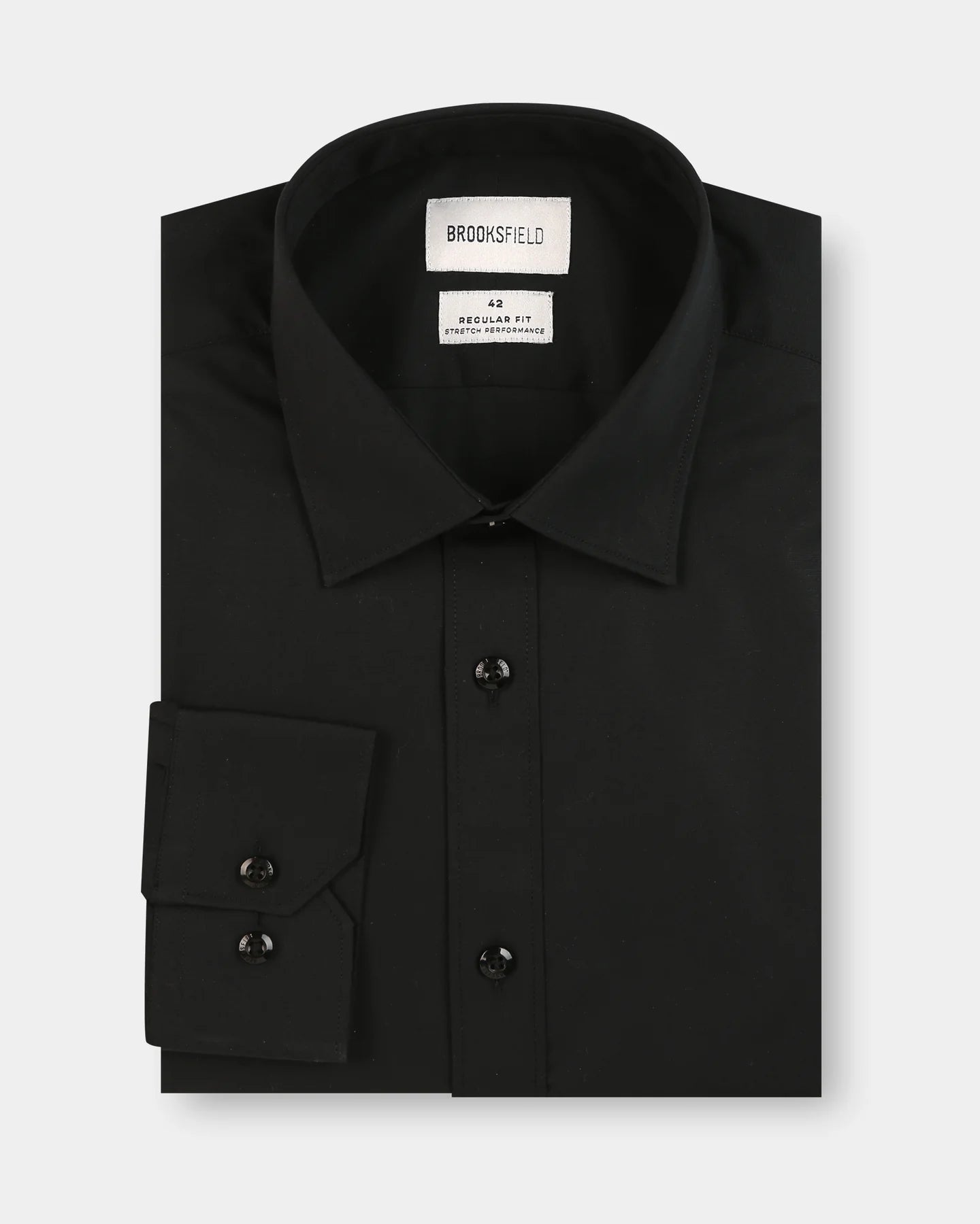 Brooksfield Performance Regular Fit Long Sleeve Business Shirt