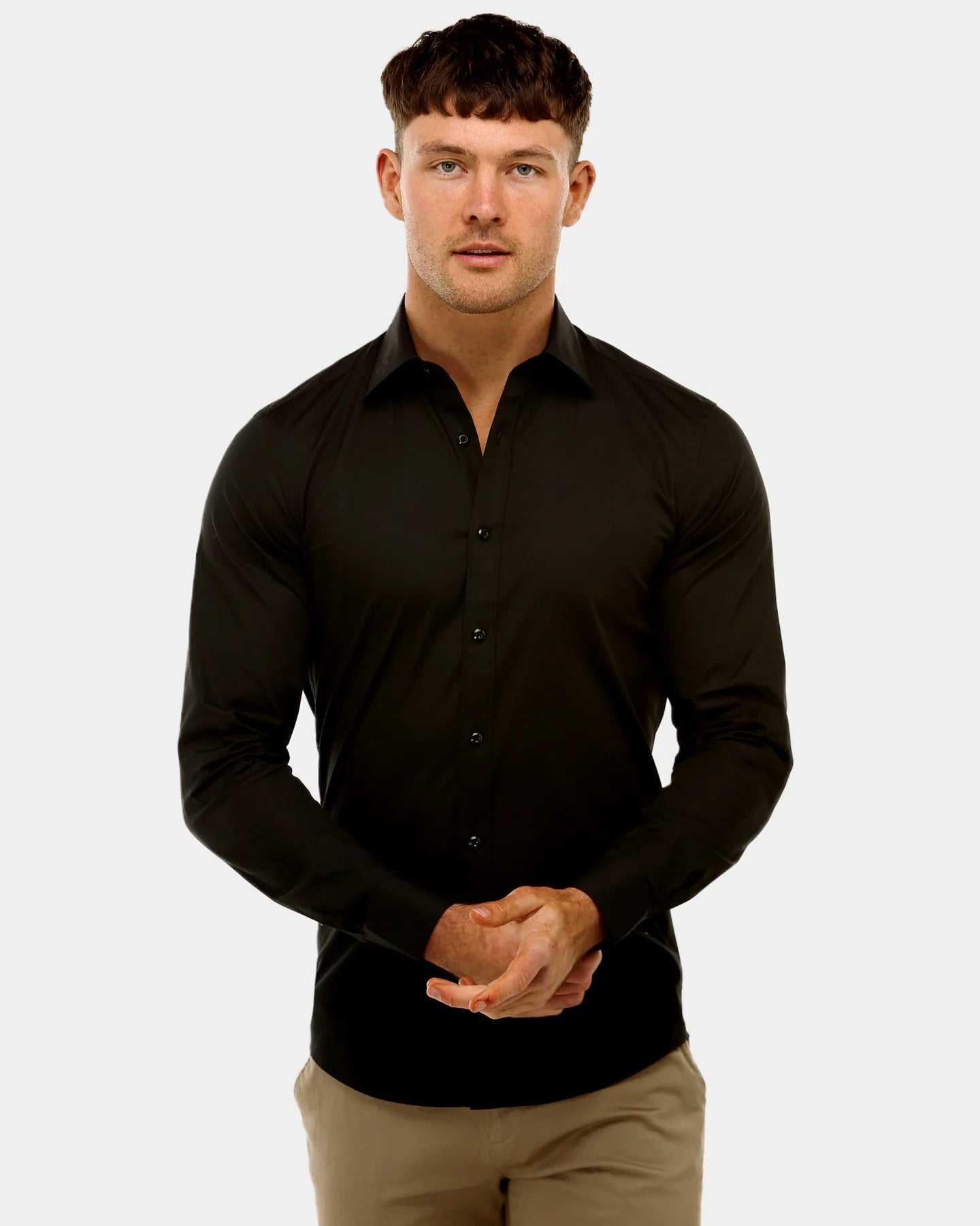 Brooksfield Performance Regular Fit Long Sleeve Business Shirt