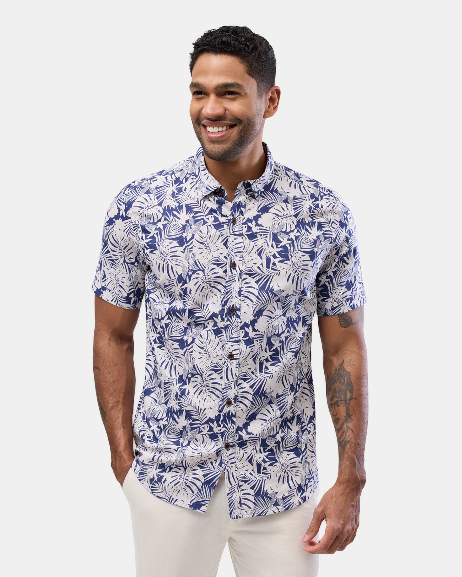 Brooksfield Short Sleeve Casual Shirt