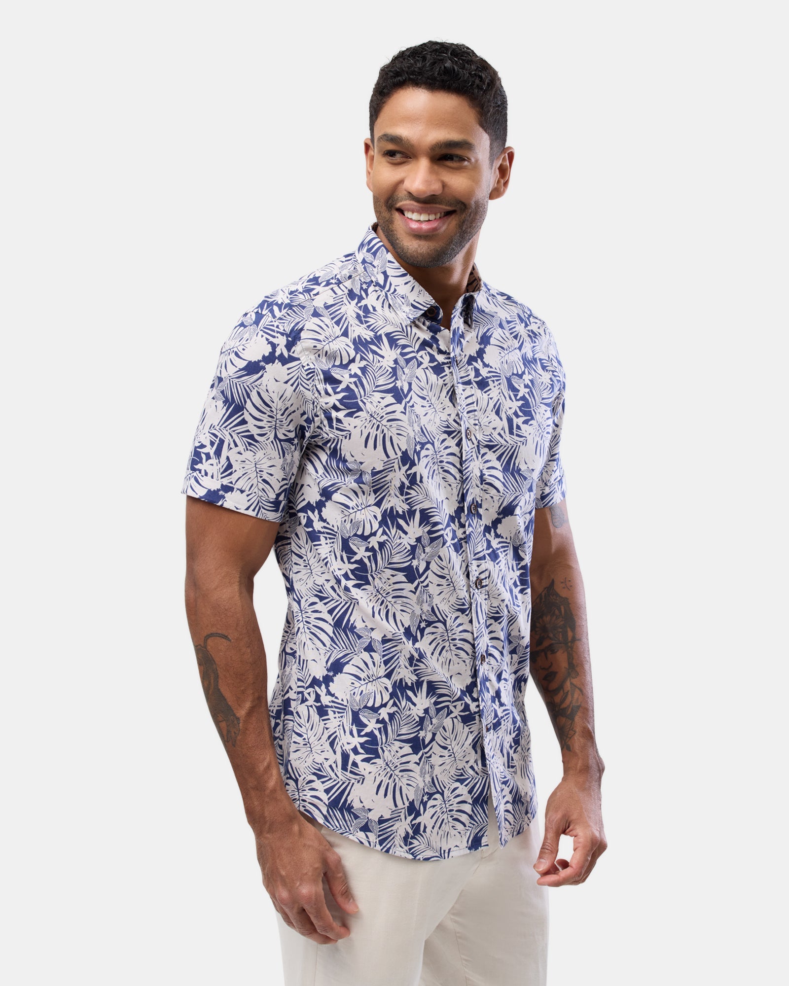 Brooksfield Short Sleeve Casual Shirt