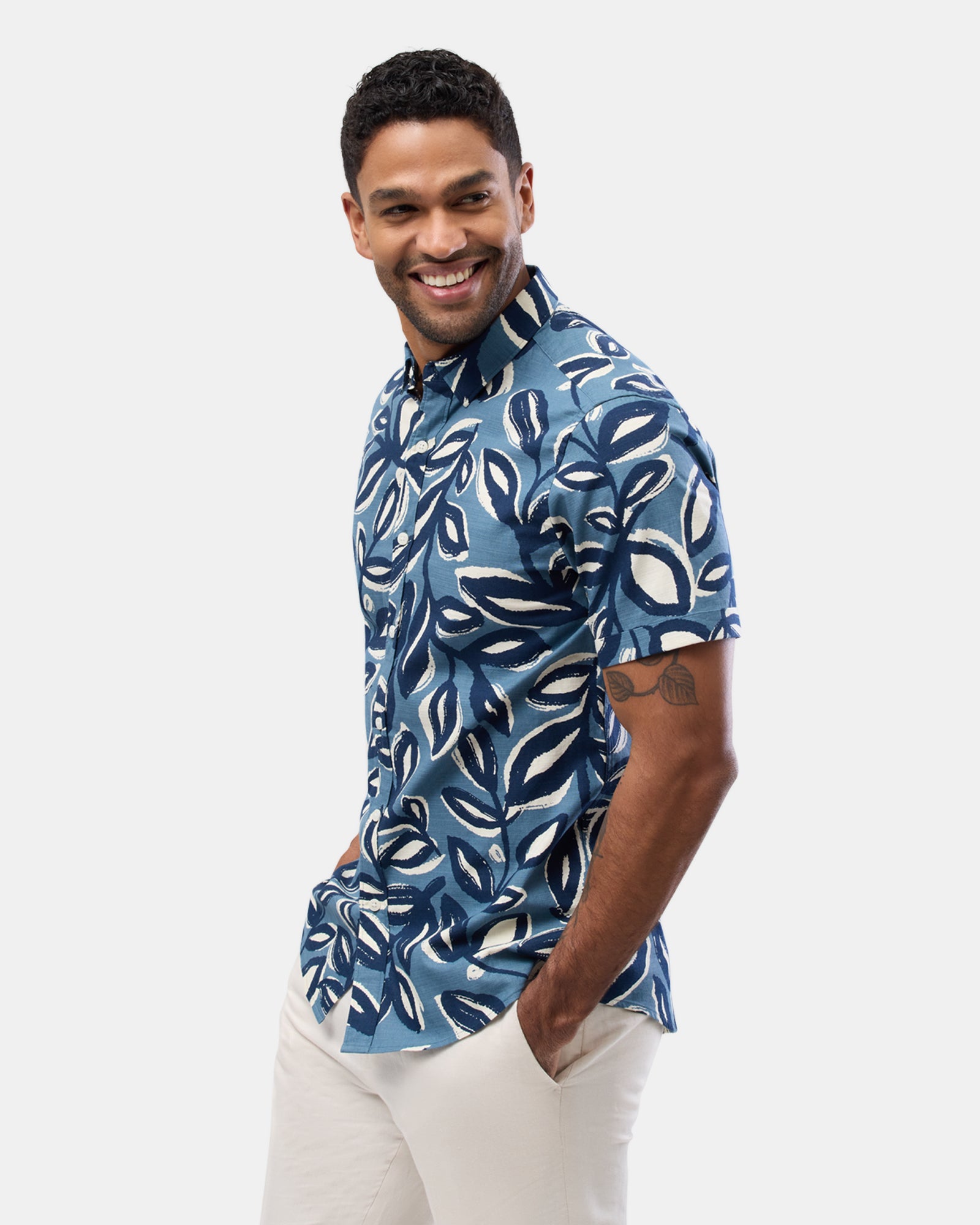 Brooksfield Short Sleeve Casual Shirt