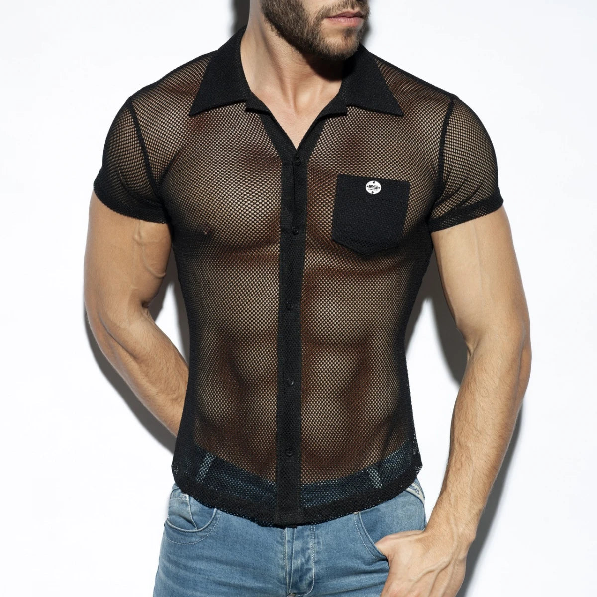 ES Collection Short Sleeve Mesh Shirt