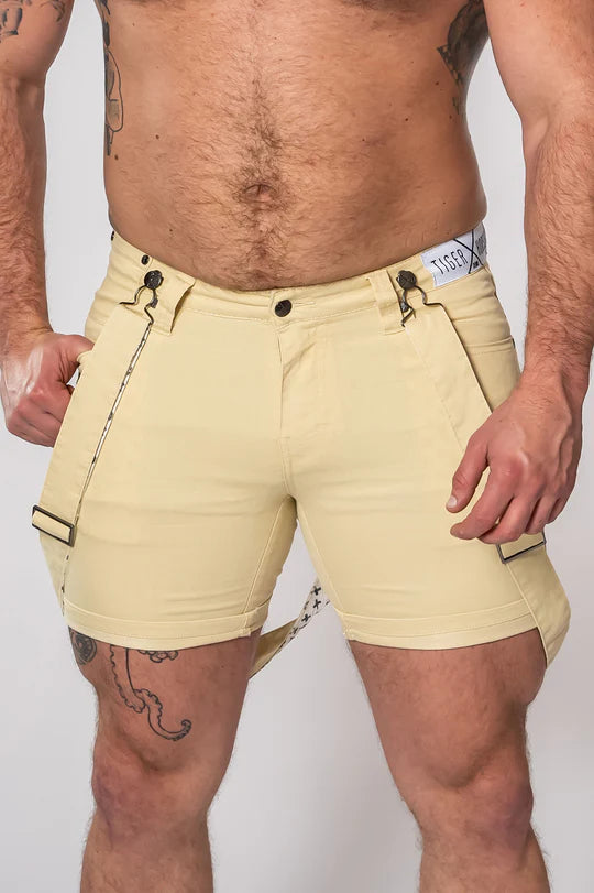 Tiger Horse Lucas Stretch Shorts Camel
