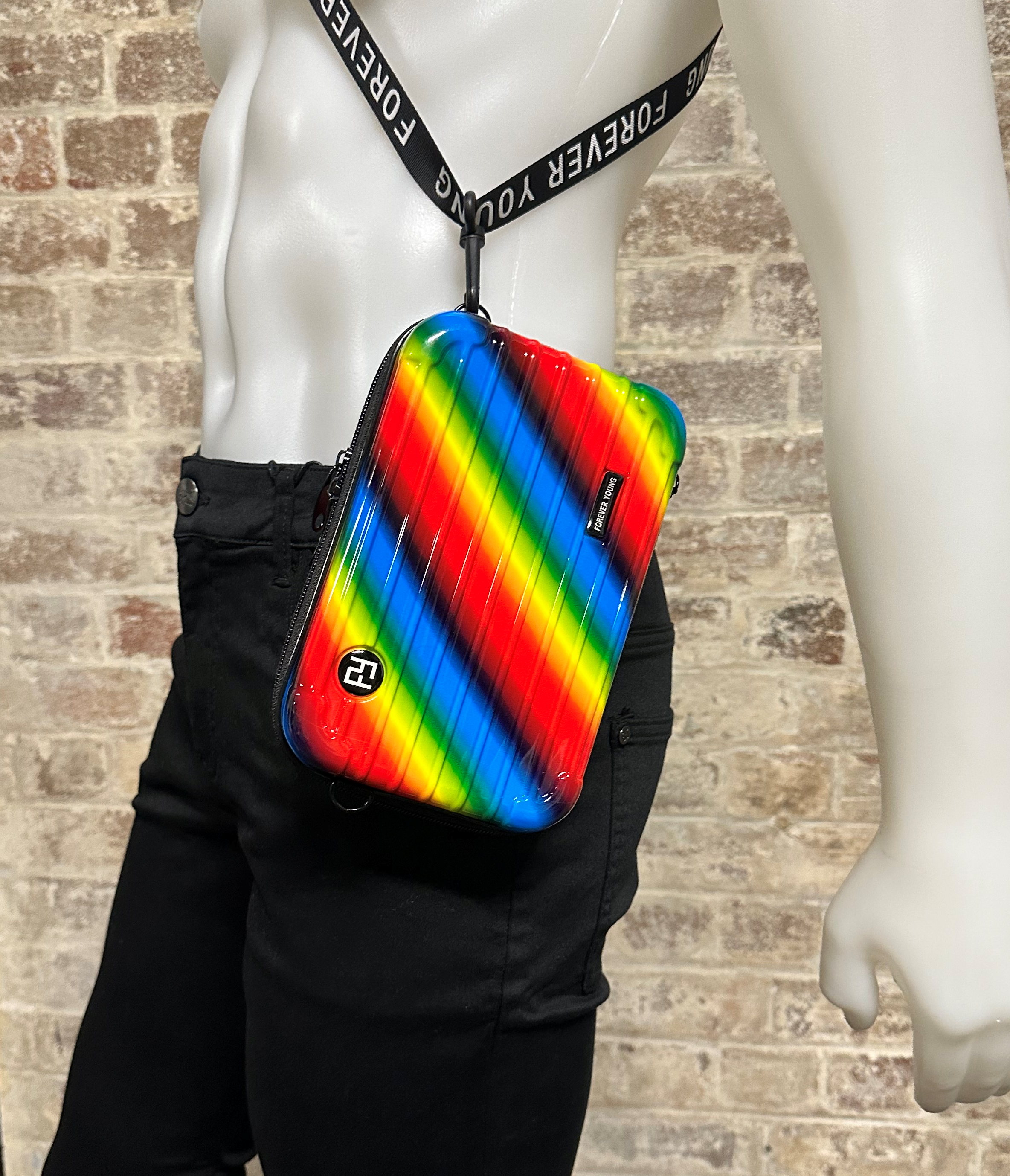 Forever Young Hard Case Cross Body Bag Large