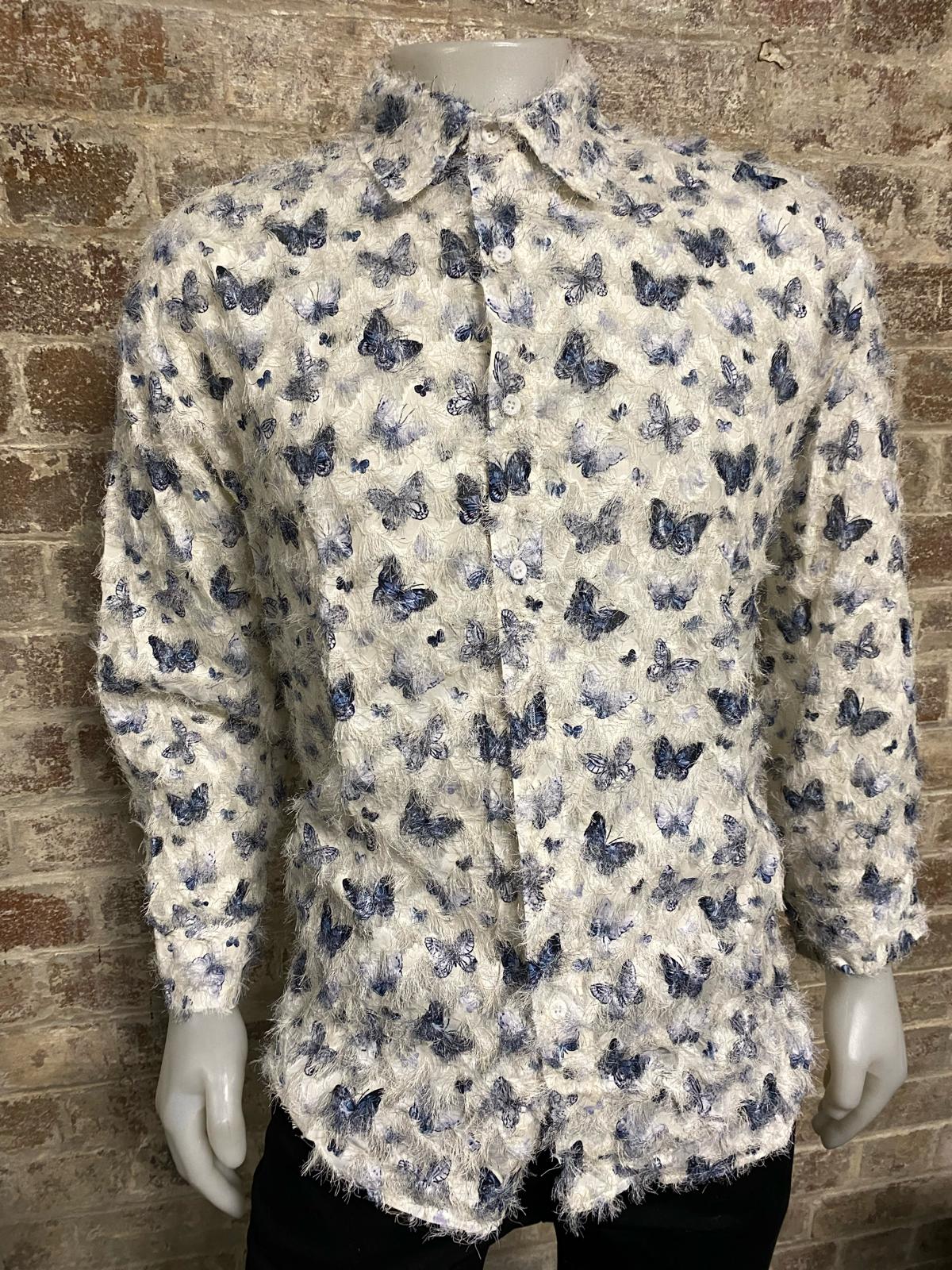 Kenneth Charles Long Sleeve Shirt Butterfly