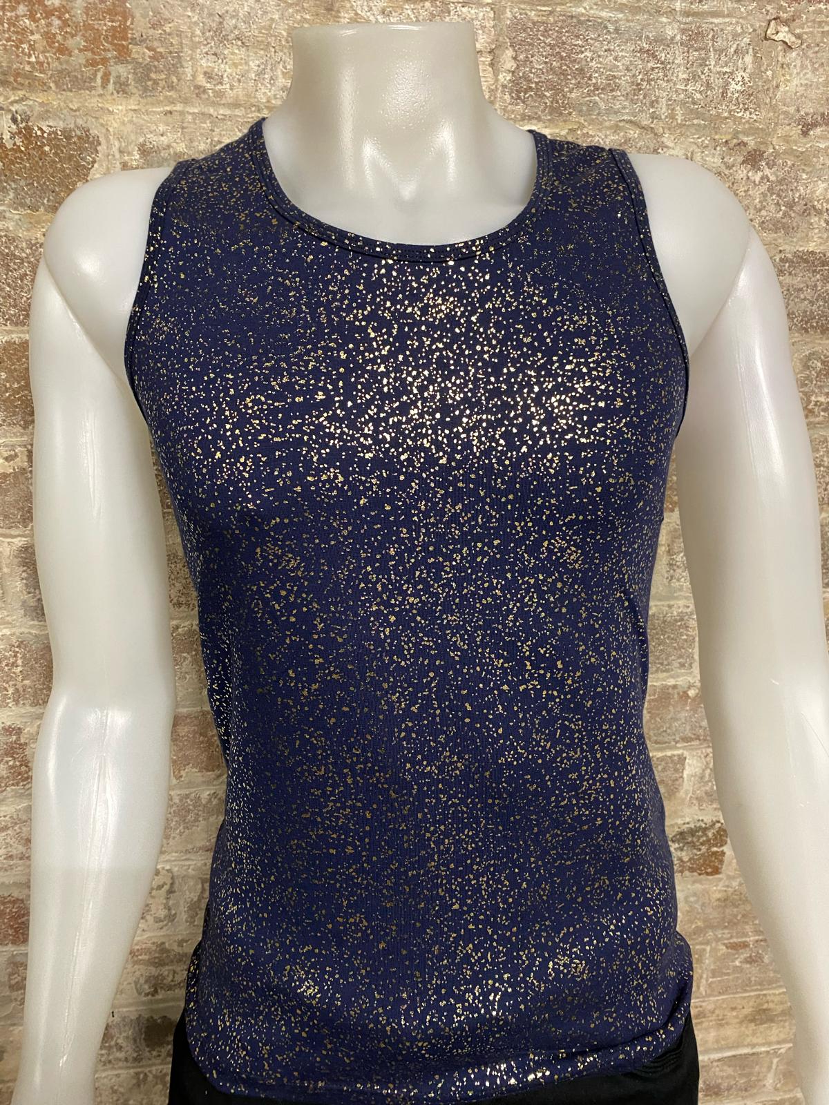 Daly Male Tank Top Gold Flecks