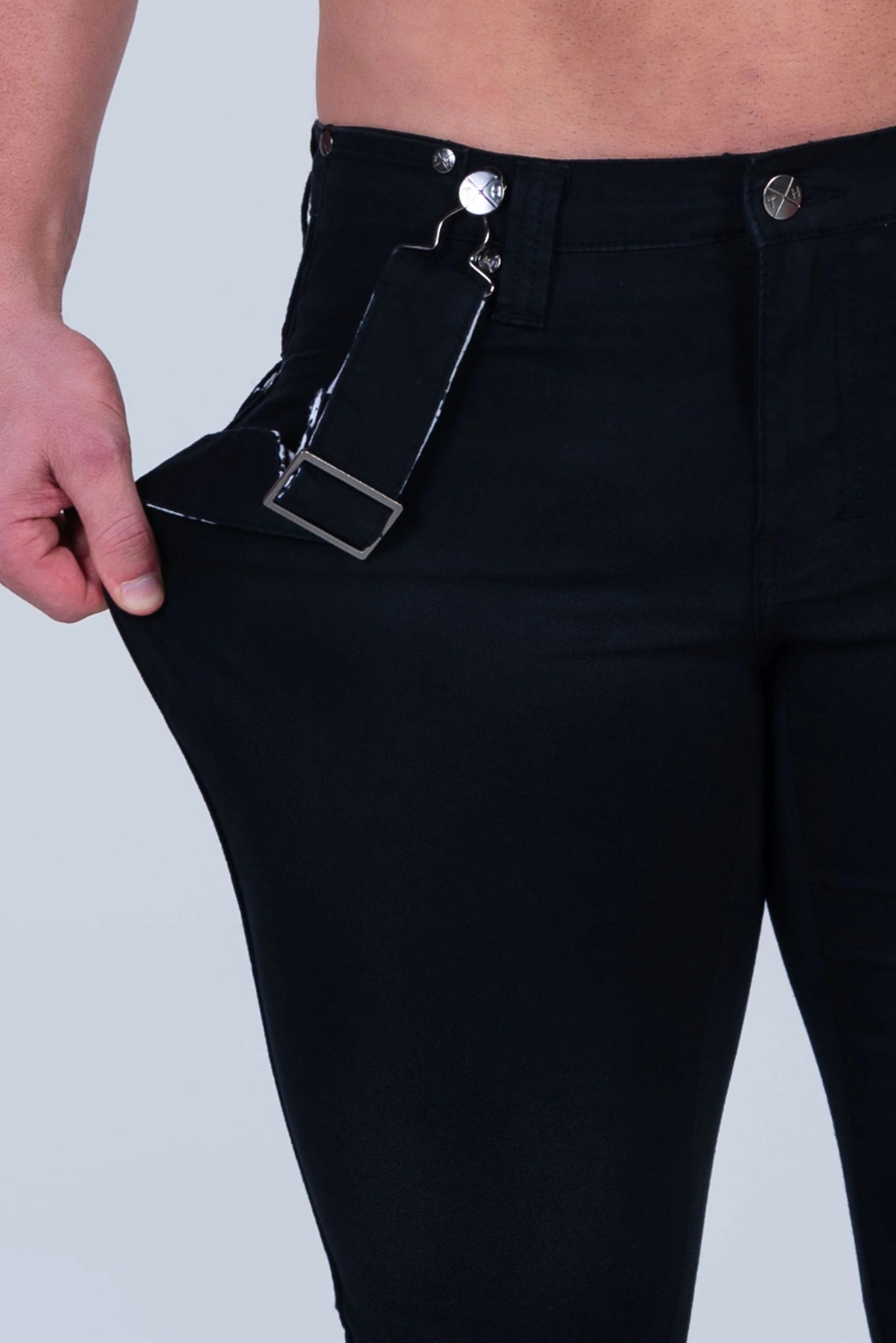 Tiger Horse Romey No Rips Stretch Jeans Double Black