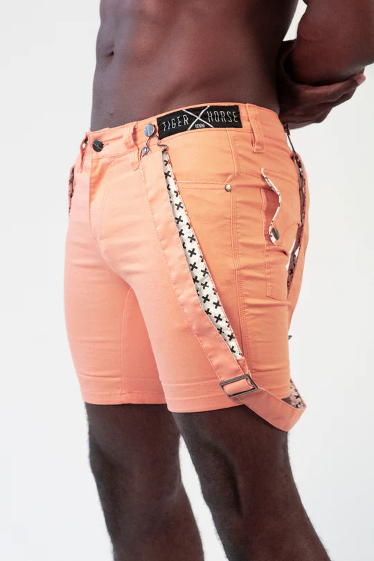 TIGER HORSE MASON STRETCH SHORTS MANGO