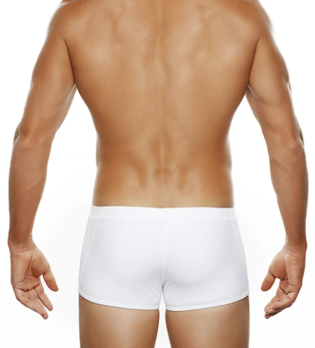 TRIBE SANTORINI SWIM TRUNK WHITE