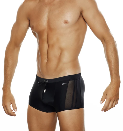 Tribe Santorini Swim Trunk Black