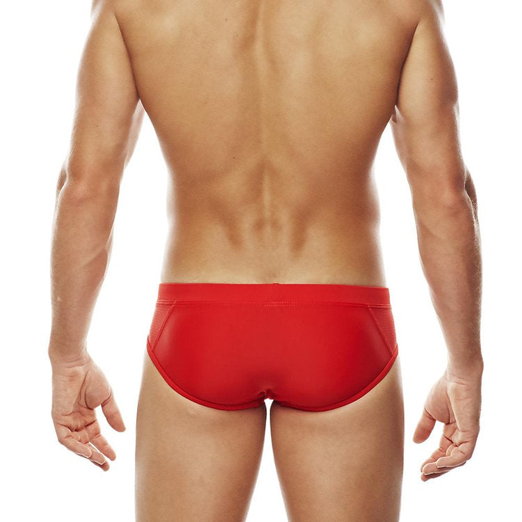 TRIBE AMALFI LO RISE SWIM BRIEF RED