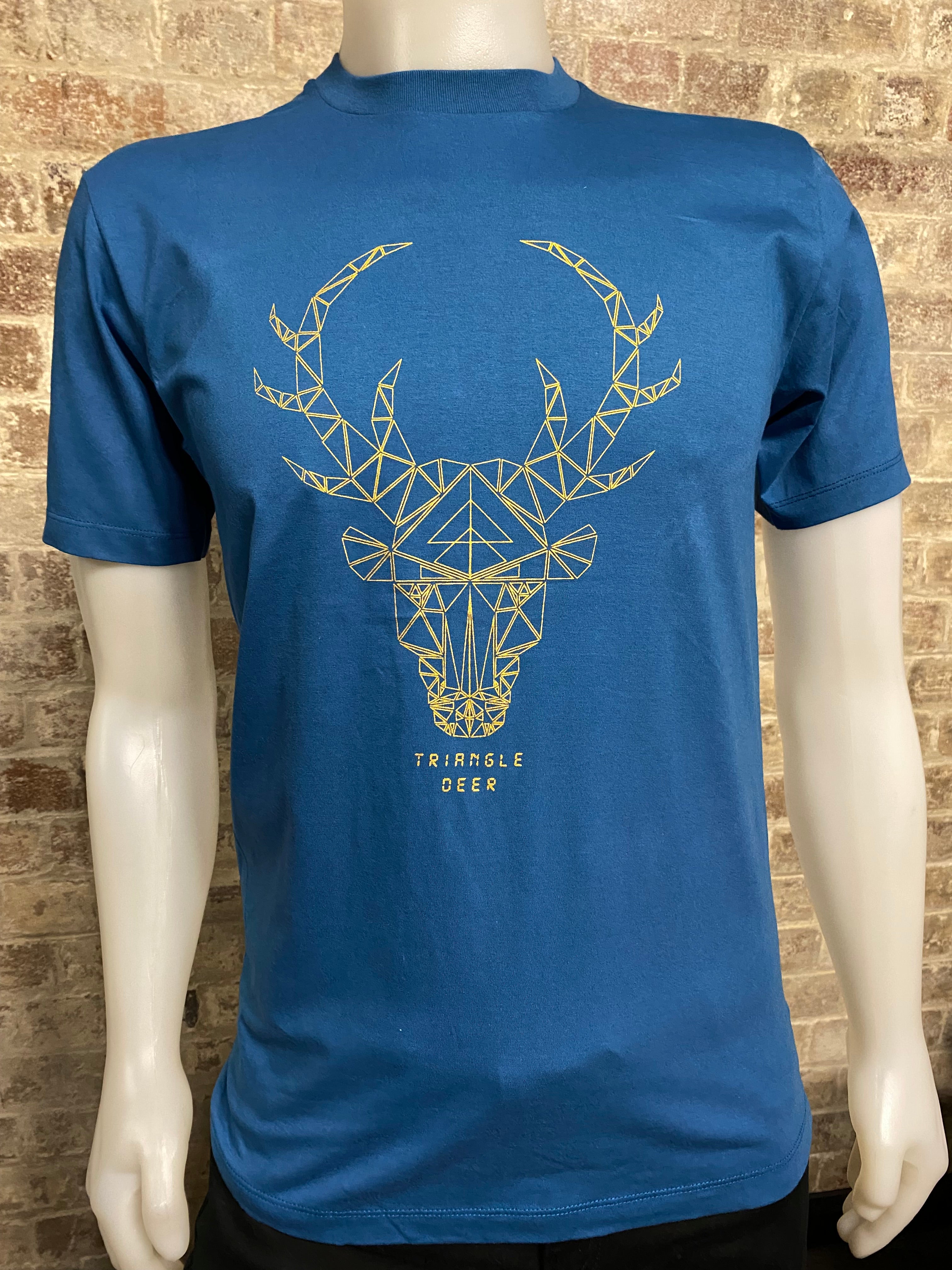 Famous Shirt Sleeve T-Shirt Triangle Triangle Deer