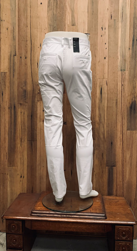 AK DEMIRE BARCOMBE CHINO PANTS WHITE