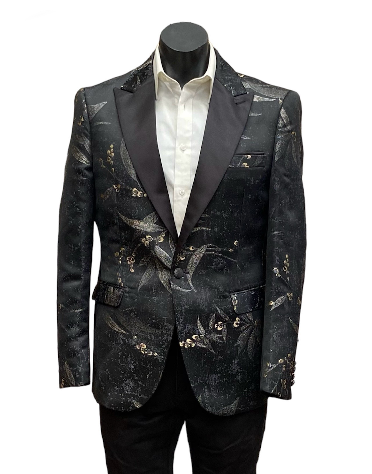 AK DEMIRE NILTEX DINNER JACKET BLACK-GOLD