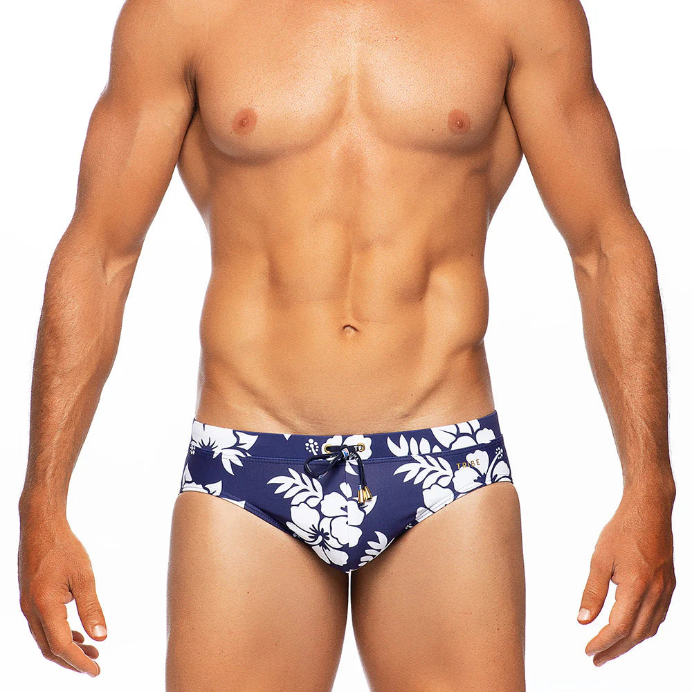 TRIBE ALOHA LO RISE SWIM BRIEF NAVY