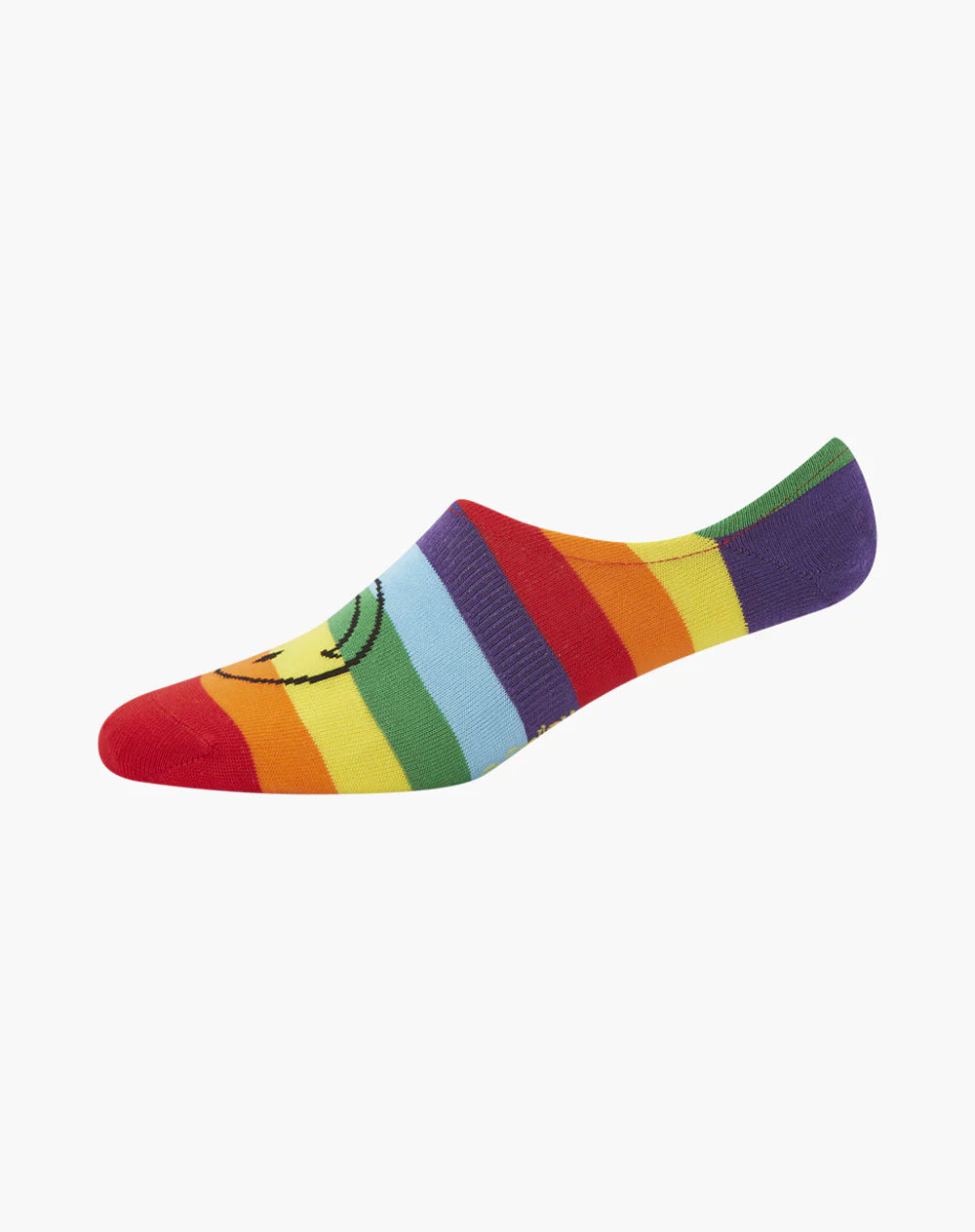 Bamboozld Invisible Socks Smiley Pride