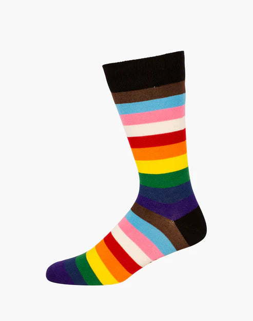 Bamboozled Pride Progress Socks