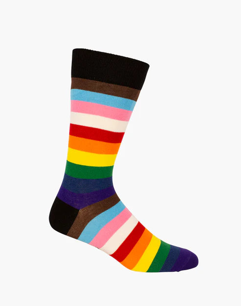 Bamboozled Pride Progress Socks