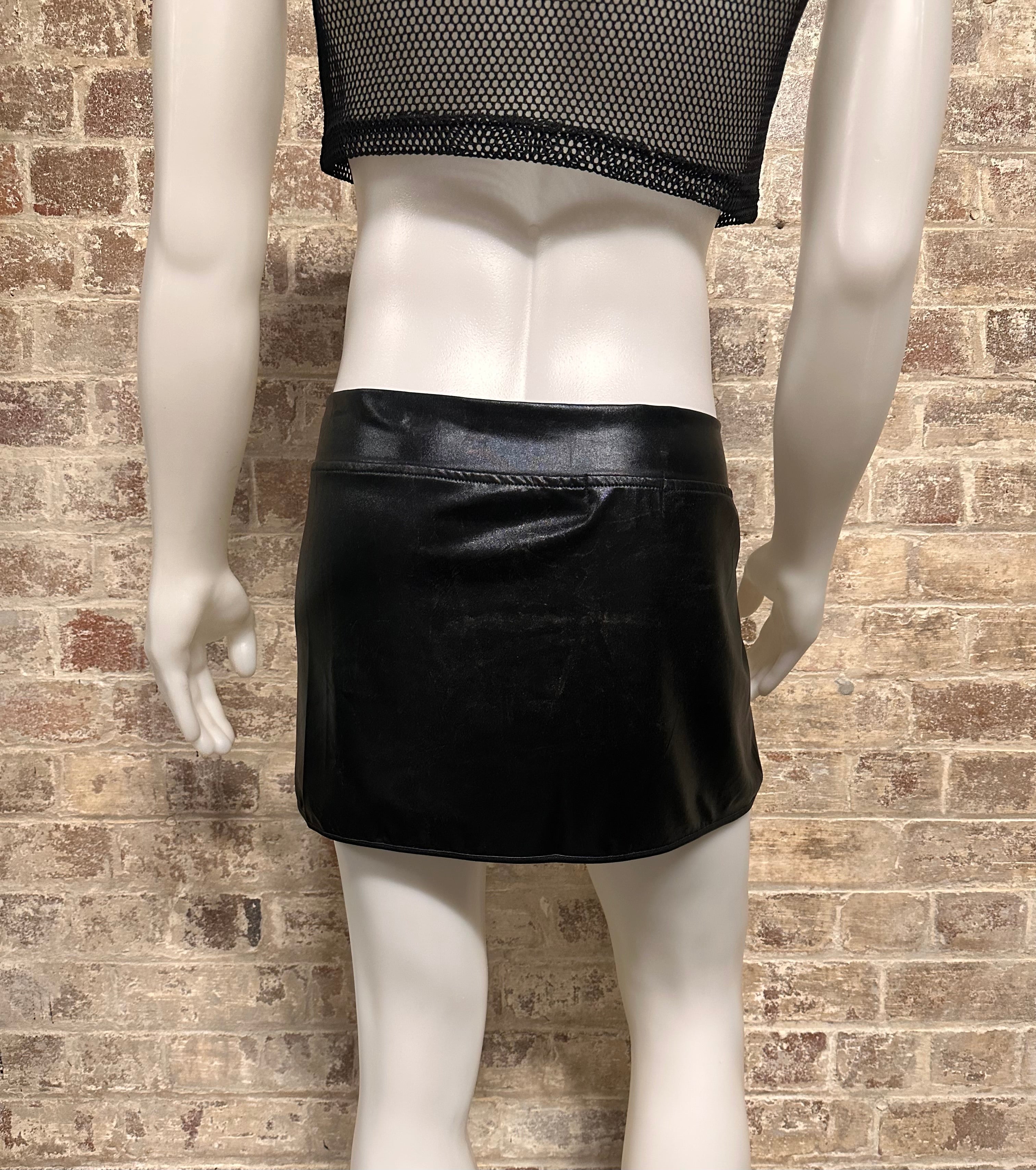 Christopher Daniels Metallic Wrap Skirt