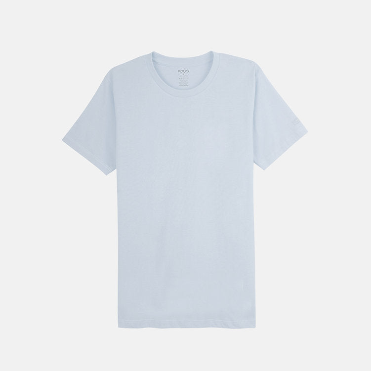 KOO'S CREW-NECK TEE SKY BLUE