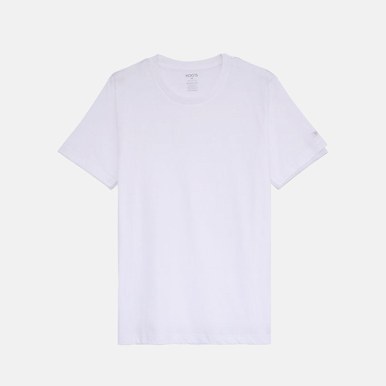 KOO'S CREW-NECK TEE WHITE