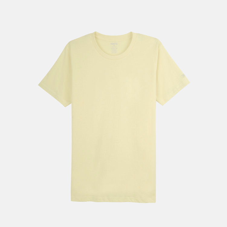 KOO'S CREW-NECK TEE YELLOW