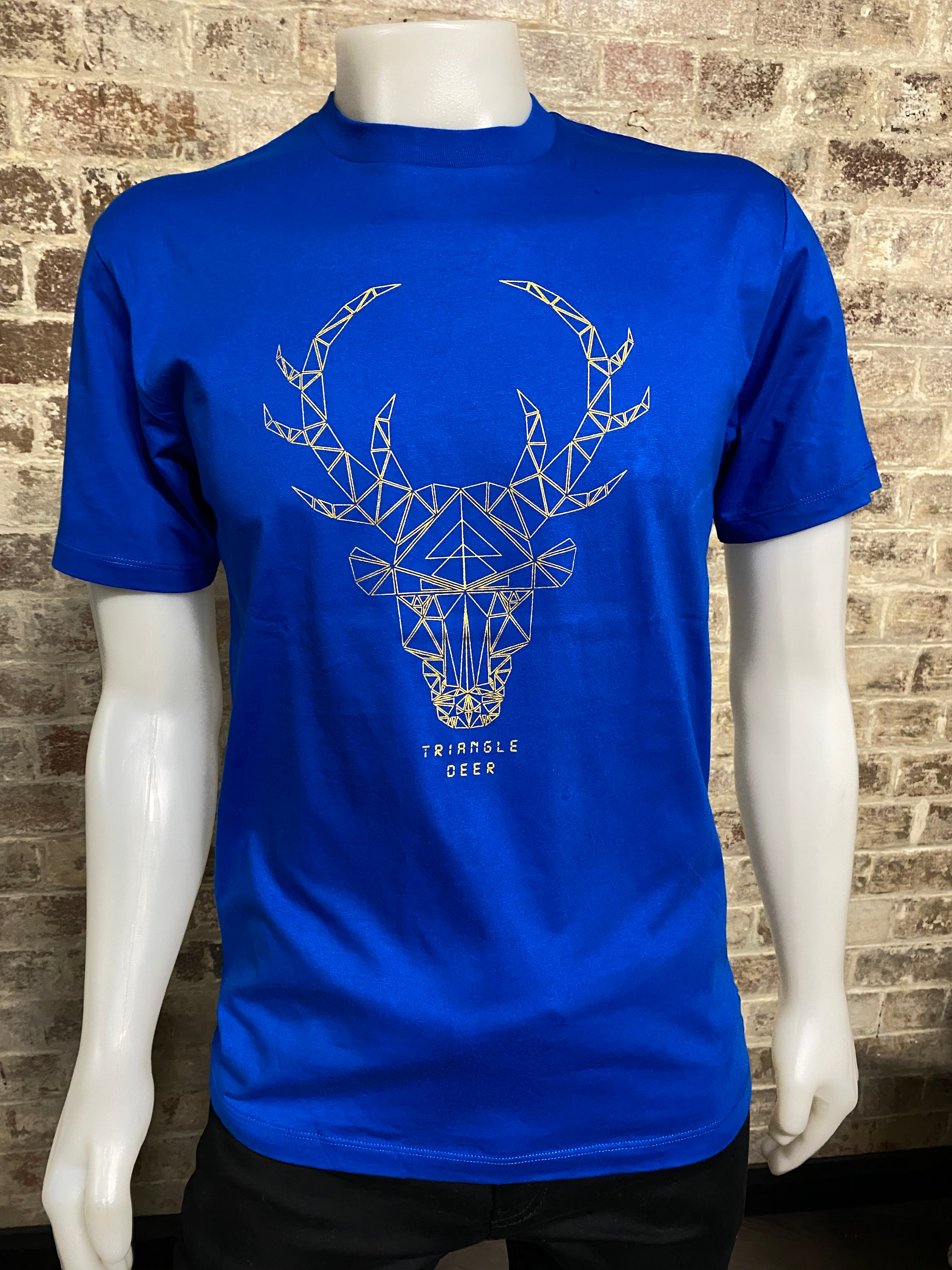 Famous Shirt Sleeve T-Shirt Triangle Triangle Deer