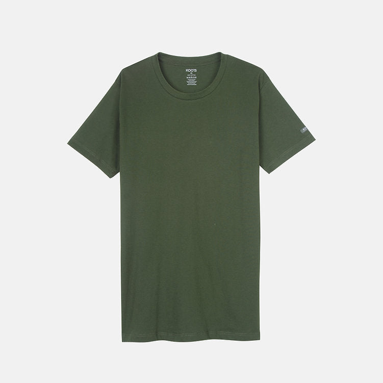 KOO'S CREW-NECK TEE KHAKI