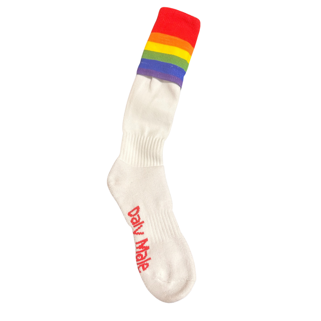 Daly Male Football Socks Rainbow