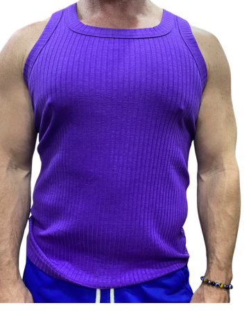 Daly Male Basic Essentials Singlet Purple