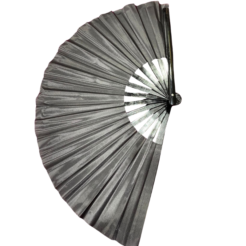 Daly Male Bamboo Clacking Party Fan Black