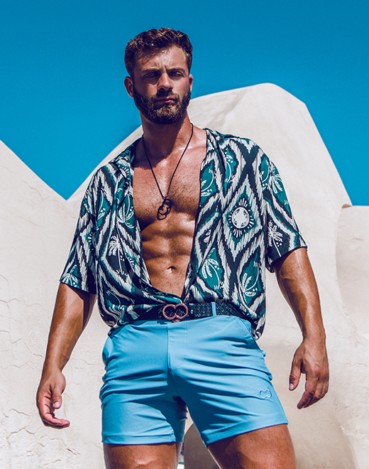 2EROS Bondi Shorts (SERIES 3) Faded Denim