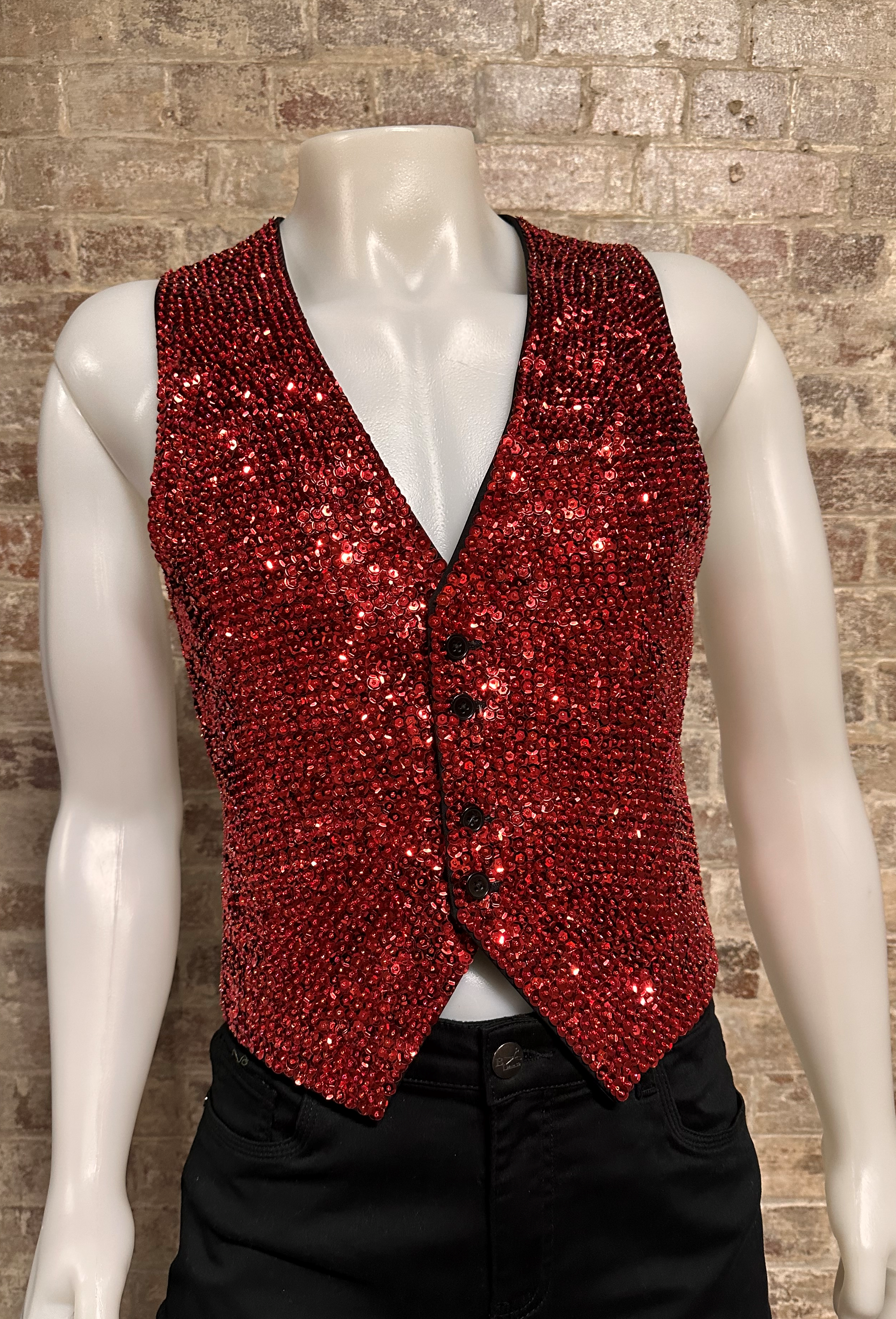 Daly Male Sequin Vests