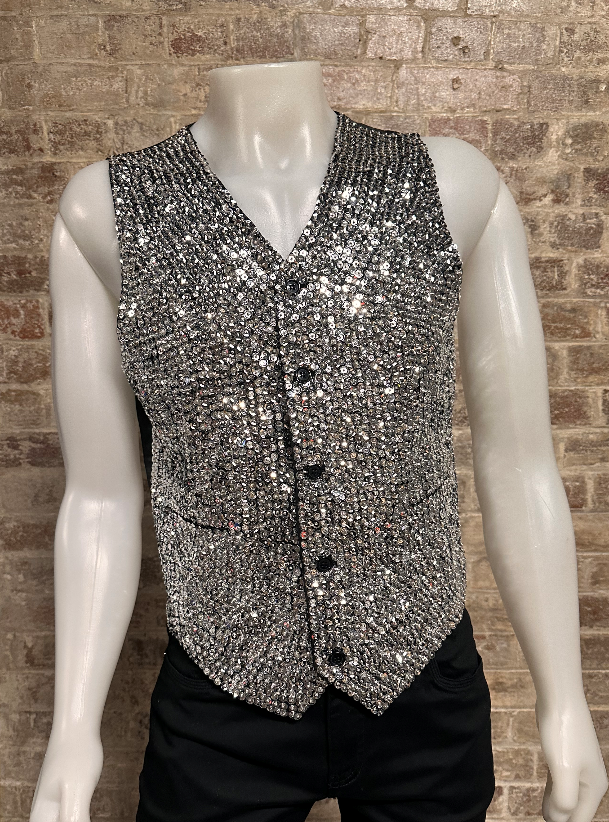 Daly Male Sequin Vests