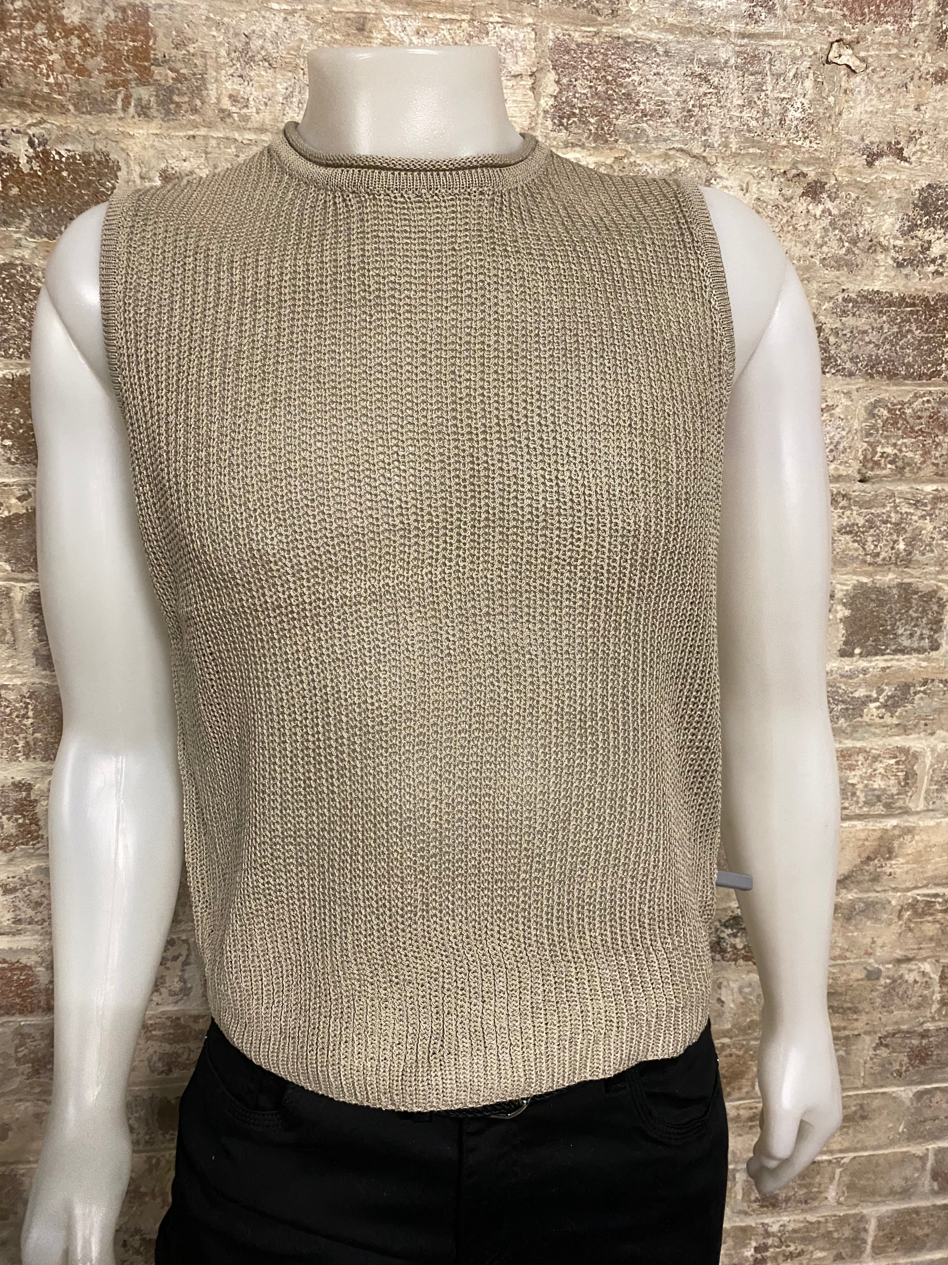 Fulfil Sleeveless Knit Tank Top