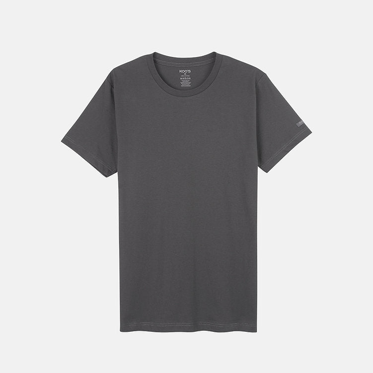 Koo's Crew Neck Tee Charcoal