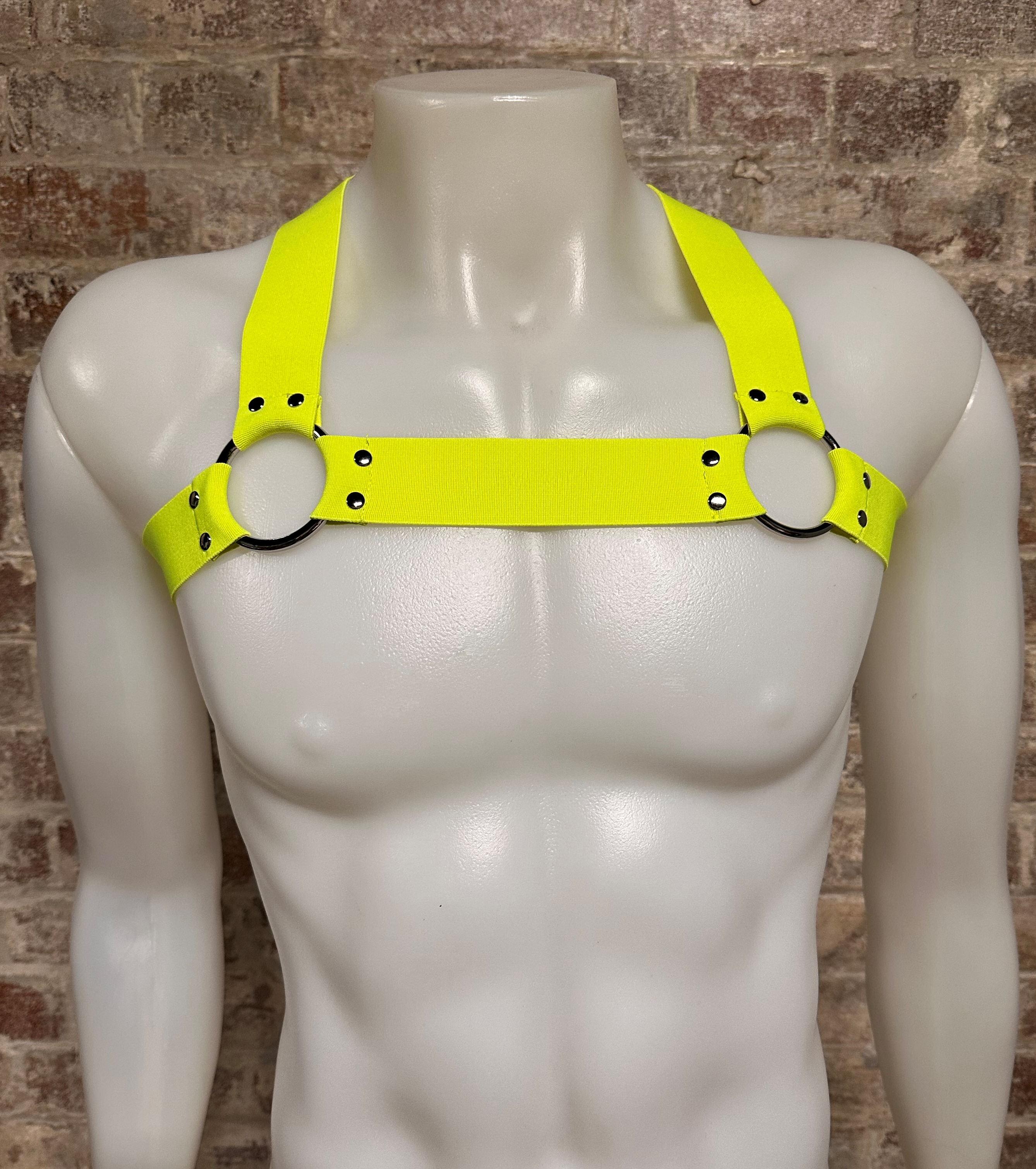 Daly Male Body Harness Lime