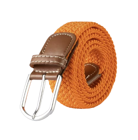 Daly Male Braided Stretch Canvas Belt