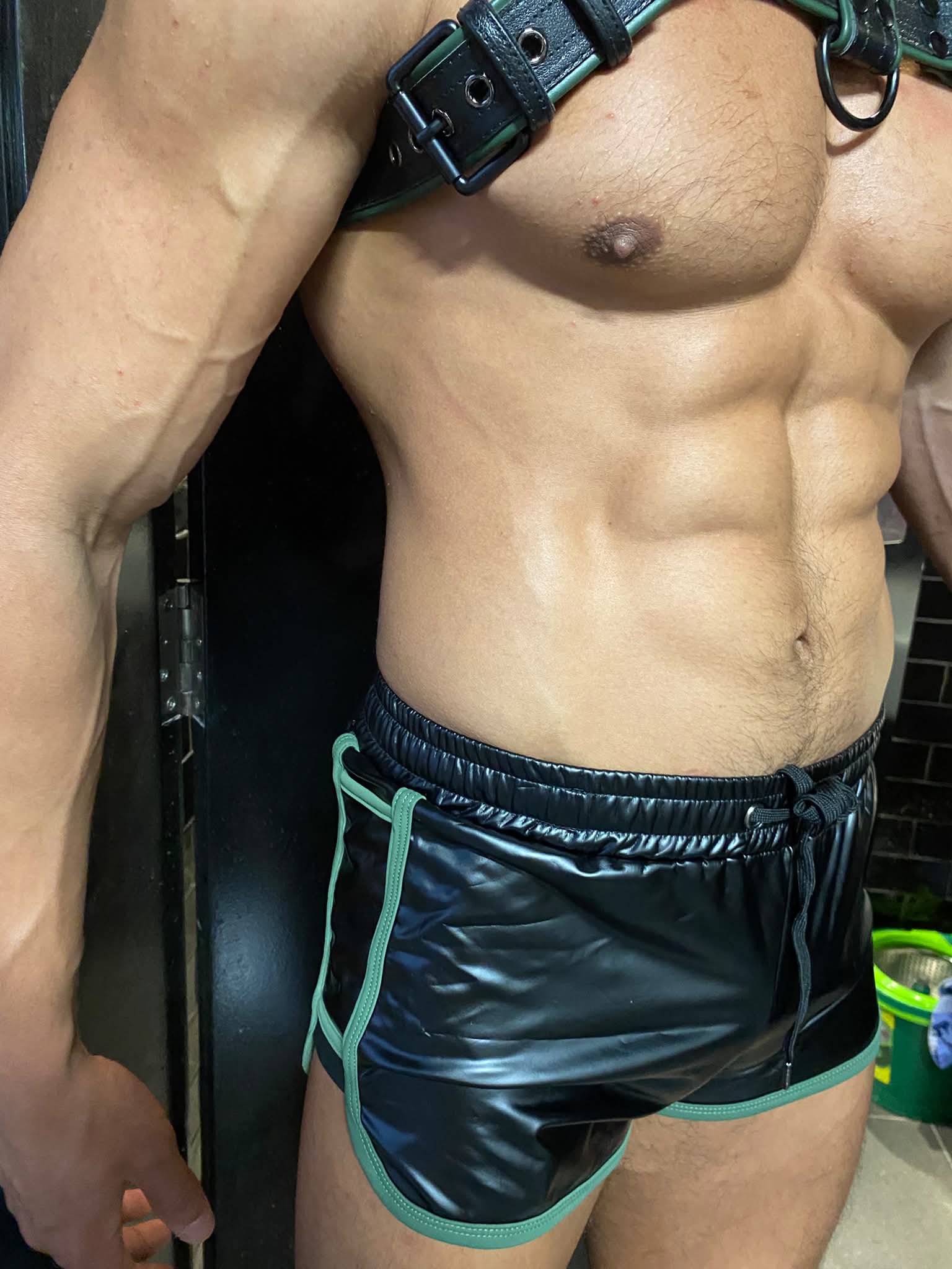 Christopher Daniels Pleather Shorts