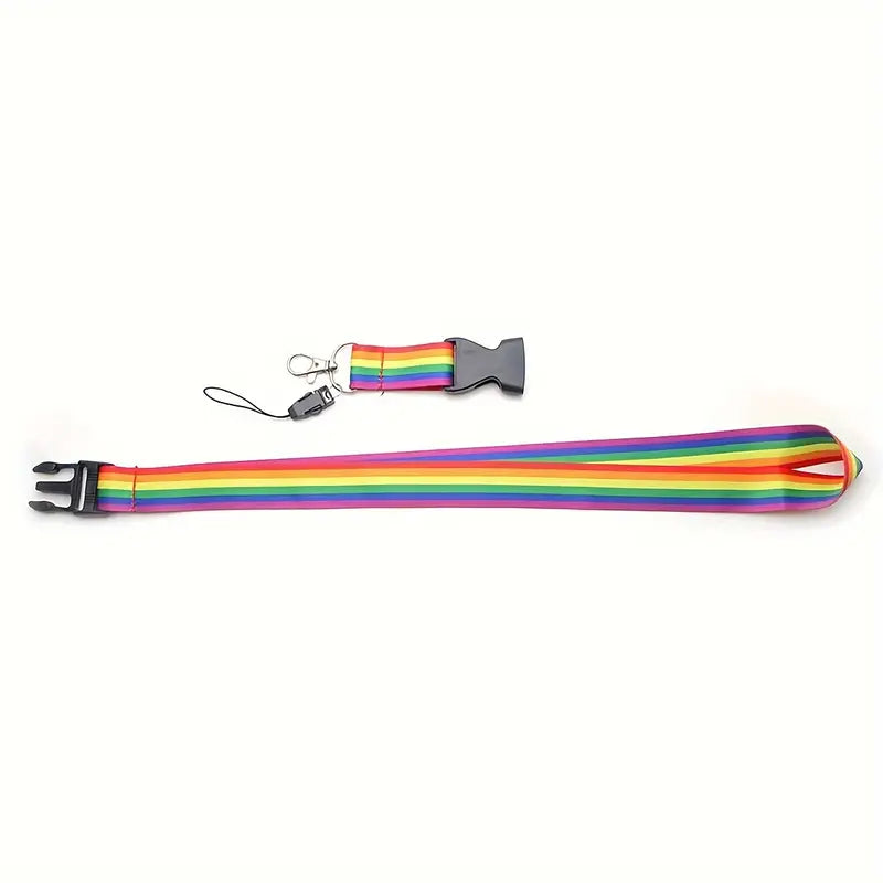 Daly Male Rainbow Pride Lanyard