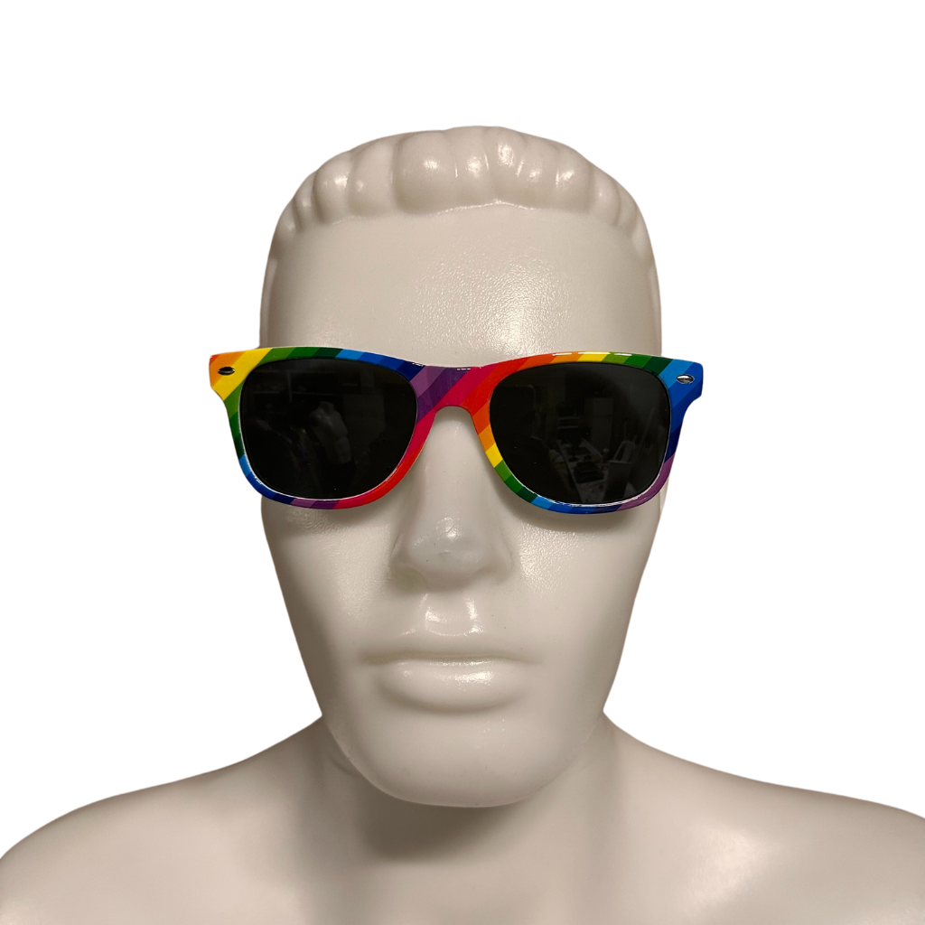 Daly Male Rectangle Frame Pride Sunglasses