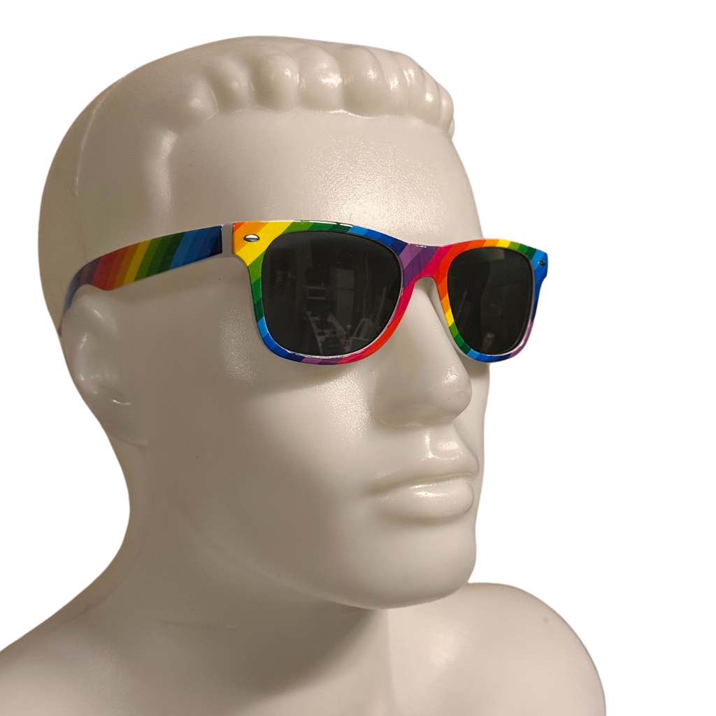 Daly Male Rectangle Frame Pride Sunglasses