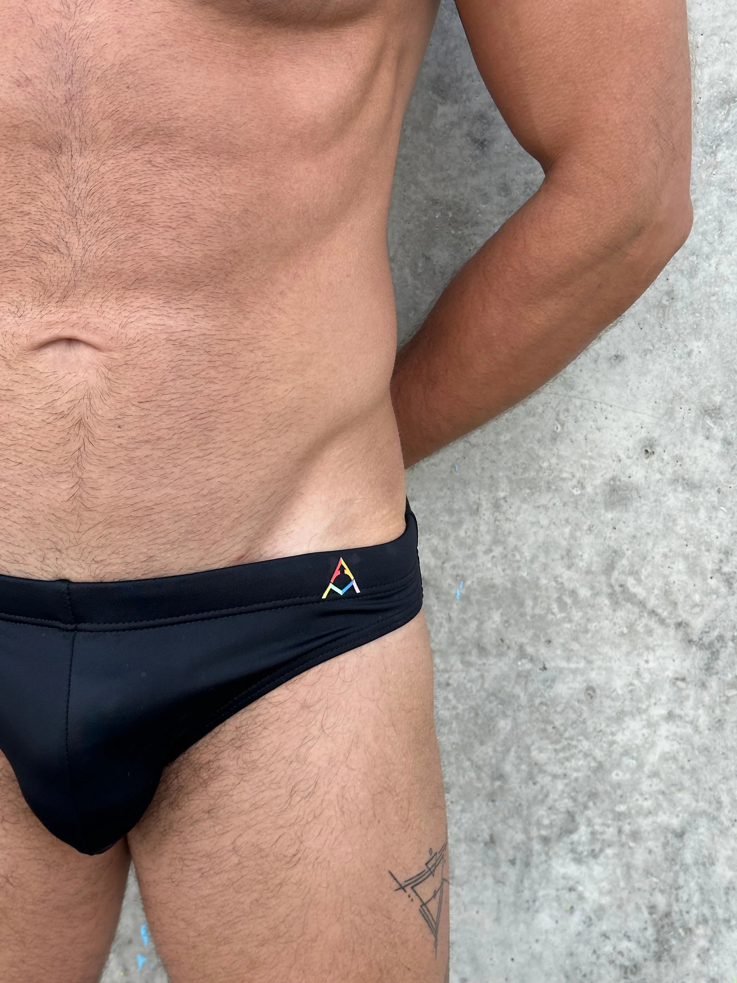 MARK ANTHONY REDDIE SWIM BRIEF BLACK