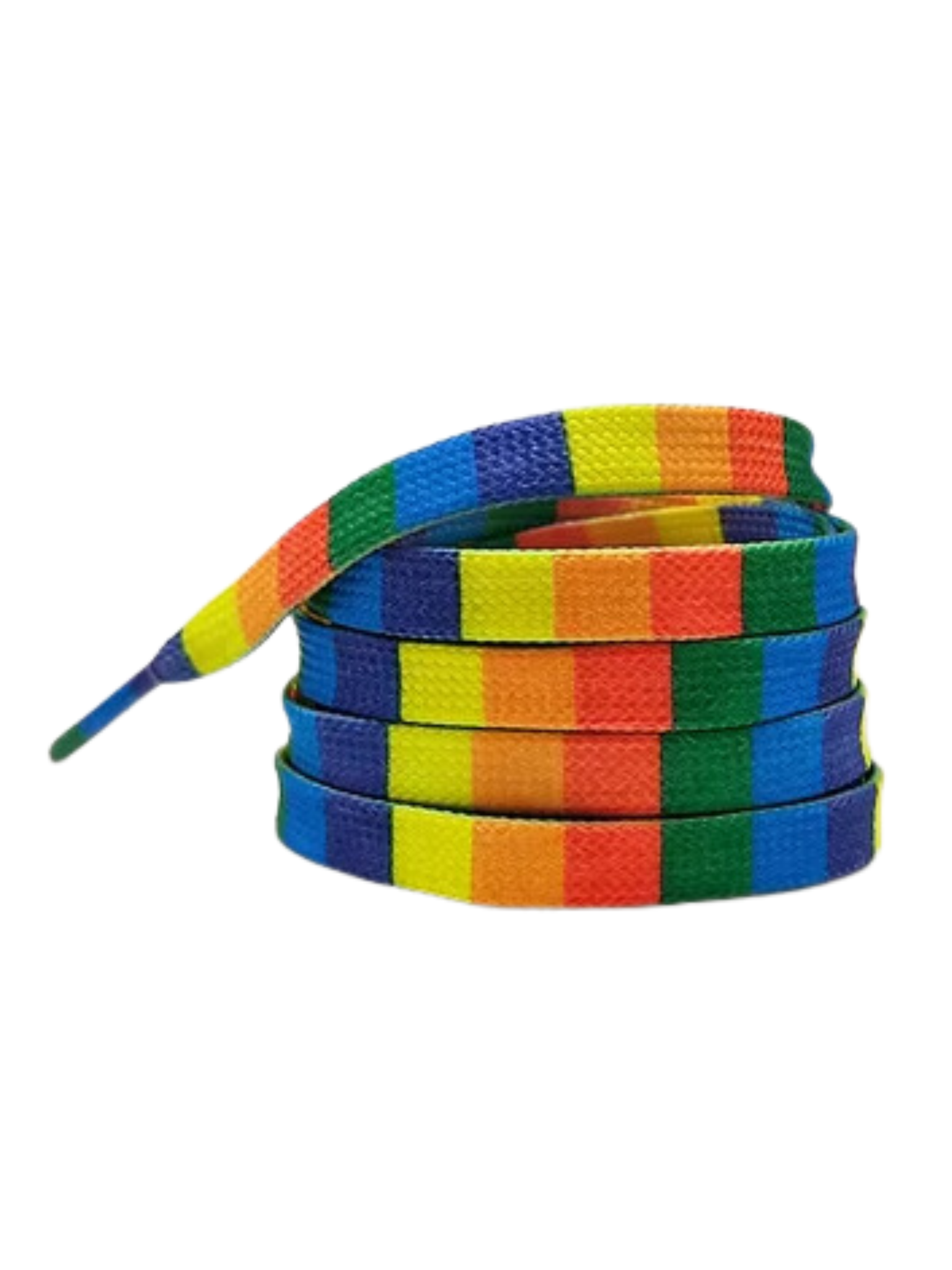 Daly Male Flat Shoelaces Rainbow Pride