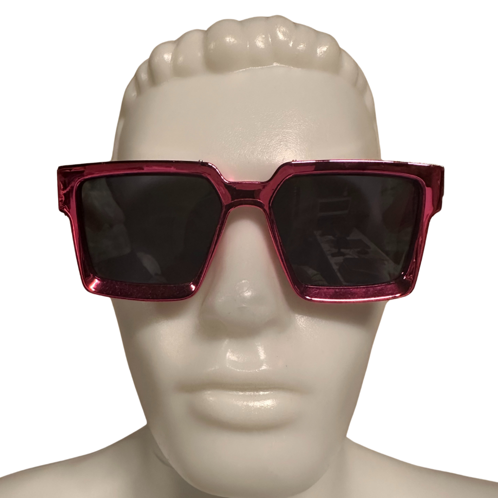 Daly Male Square Frame Metallic Sunglasses