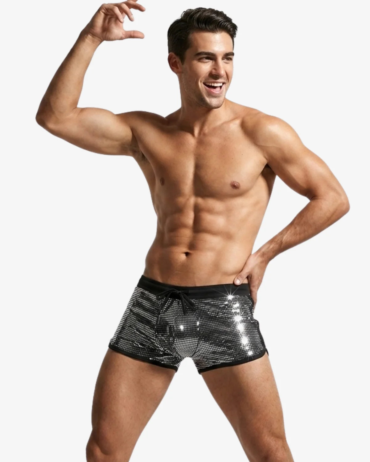 Daly Male Sequin Shorts