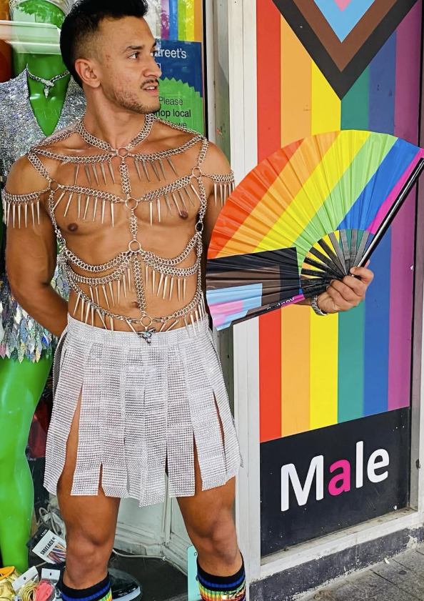 Daly Male Chain Body Harness