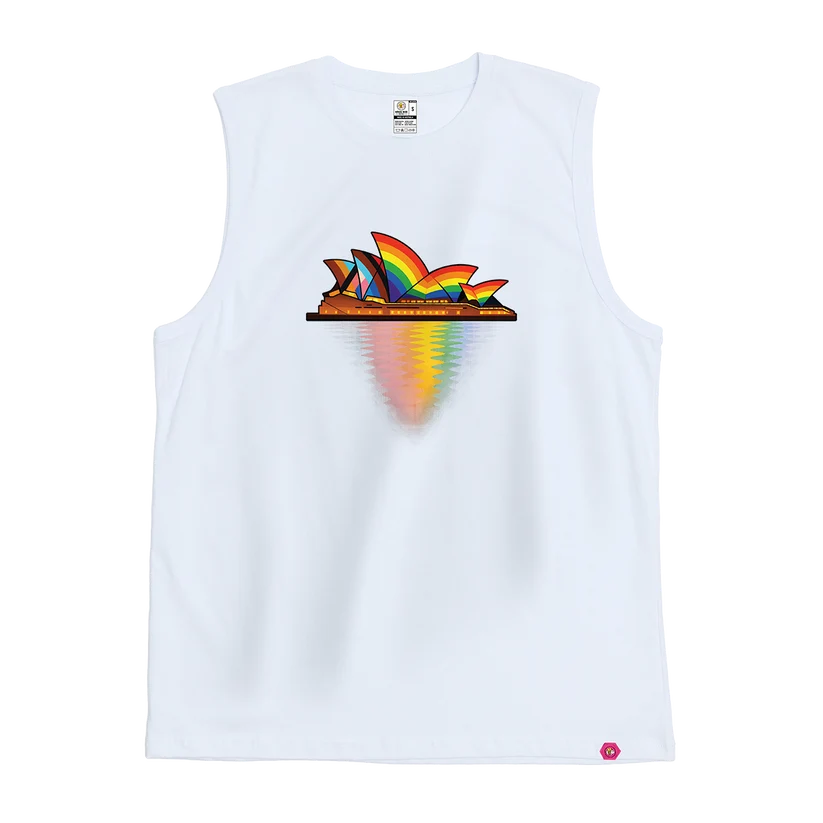 Kris Bee Bacon Pride Opera Tank