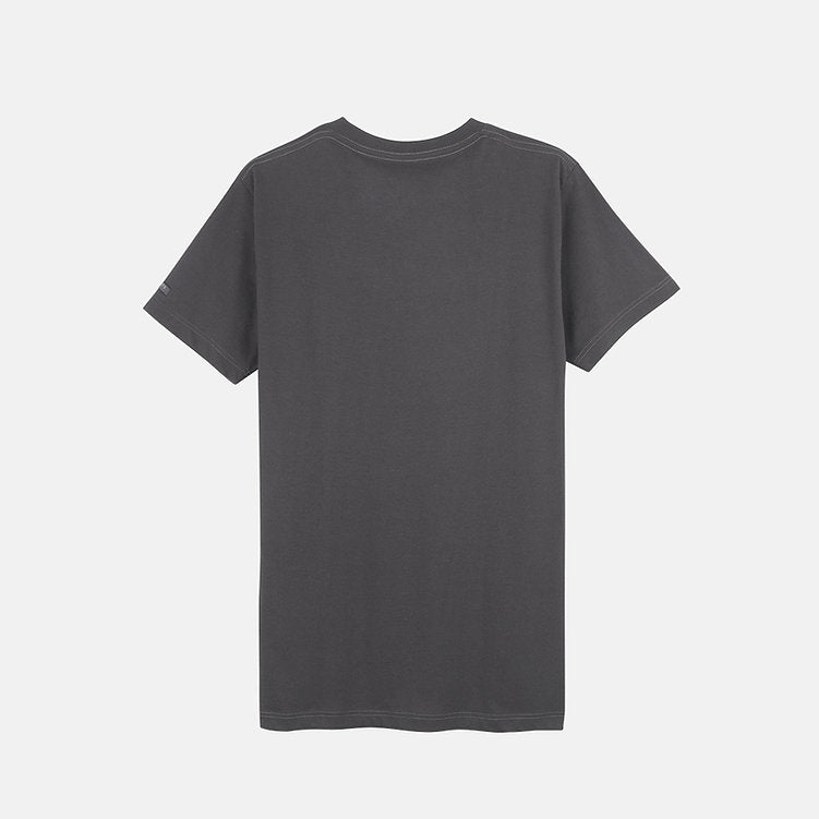 KOO'S V-NECK TEE CHARCOAL